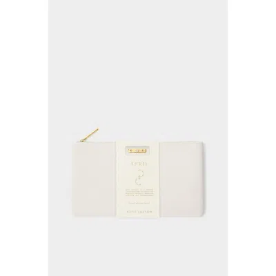 Katie Loxton Birthstone Pouch In Neutral