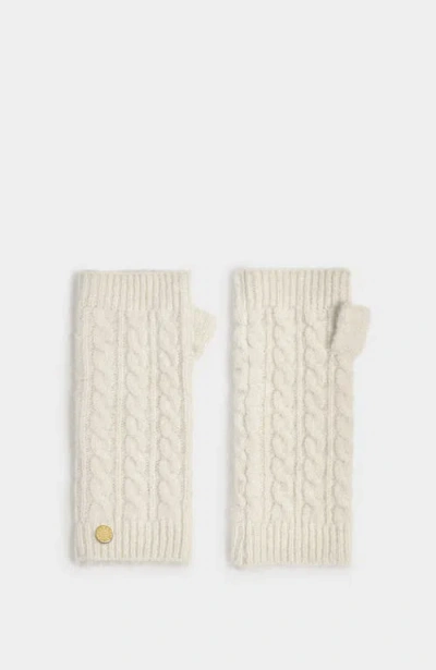 Katie Loxton Cable Knit Handwarmer In Crème