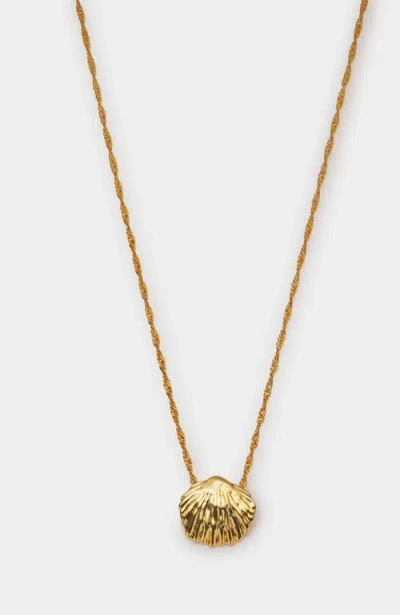 Katie Loxton Cochellia Twist Necklace In Gold