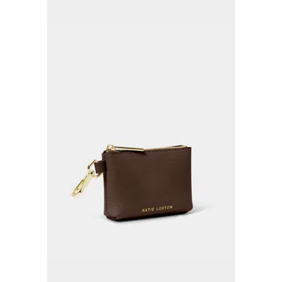 Katie Loxton Evie Clip-on Coin Wallet In Brown