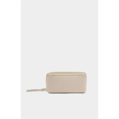 Katie Loxton Fold-out Mirror Make Up Bag In Brown