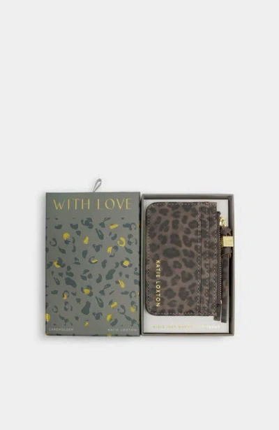 Katie Loxton Gift Boxed Coin & Cardholder In Brown