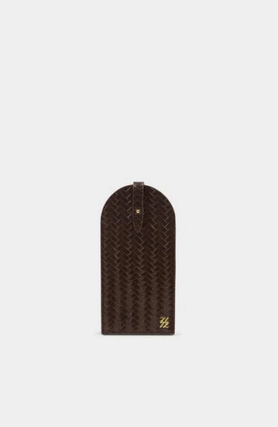 Katie Loxton Glasses Sleeve In Chocolate Woven