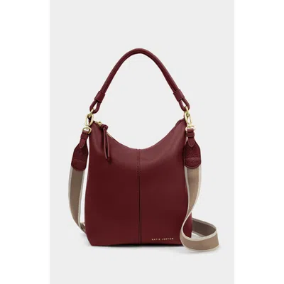 Katie Loxton Hallie Satchel Bag In Cherry