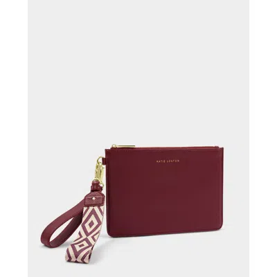 Katie Loxton Hallie Wristlet Pouch In Red