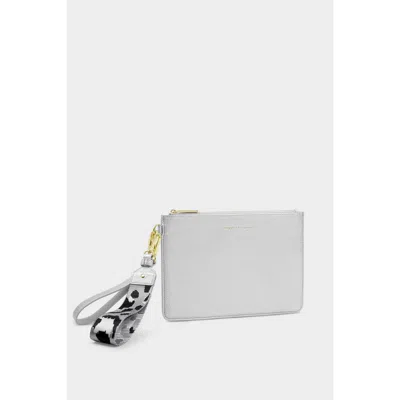 Katie Loxton Hallie Wristlet Pouch In White