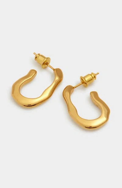 Katie Loxton Hera Hoop Earrings In Gold