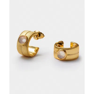 Katie Loxton 'june' Waterproof Gold Birthstone Hoop Earrings