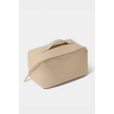 Katie Loxton Large Make Up And Toiletry Bag In Brown