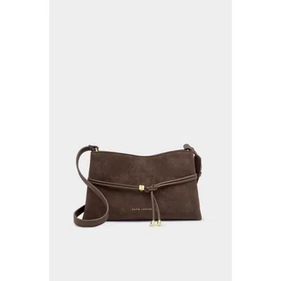 Katie Loxton Lori Suedette Crossbody Bag In Brown