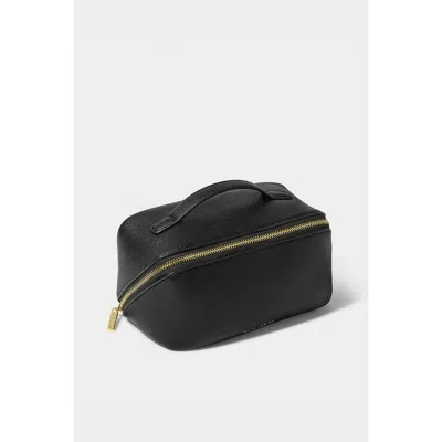 Katie Loxton Medium Make Up And Toiletry Bag In Black