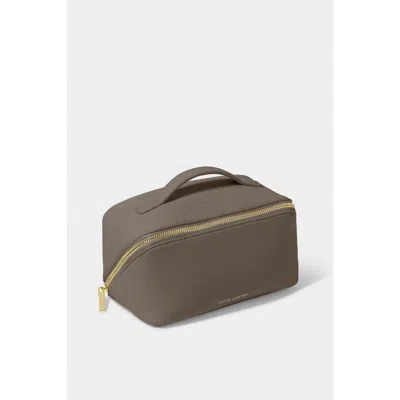 Katie Loxton Medium Make Up And Toiletry Bag In Brown