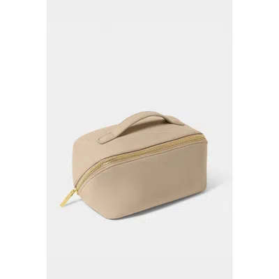 Katie Loxton Medium Make Up And Toiletry Bag In Brown
