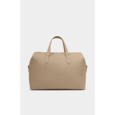 Katie Loxton Milan Suedette Cabin Bag In Brown