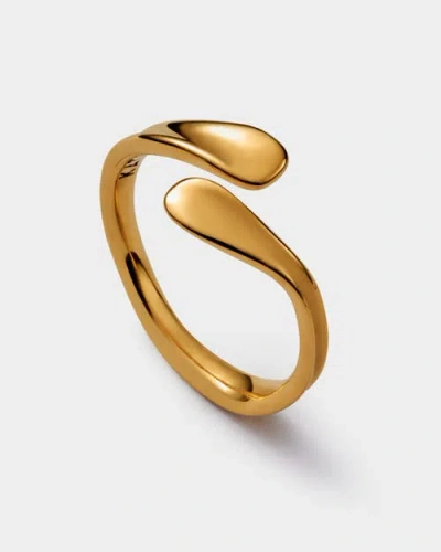 Katie Loxton Molten Luxe Waterproof Gold Wrap Ring