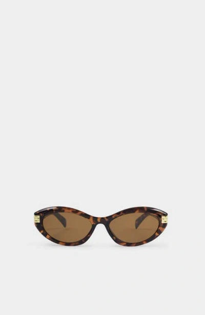 Katie Loxton Nissi Sunglasses In Light Tortoiseshell