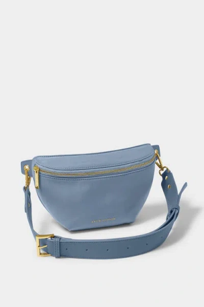 Katie Loxton Nylon-luxe Belt Bag In Blue