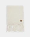 Katie Loxton Oversized Recycled Tassel Scarf In White
