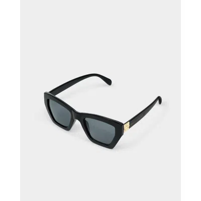 Katie Loxton Palma Oversized Cat-eye Sunglasses In Black
