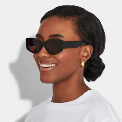 Katie Loxton Rimini Sunglasses In Brown In Black