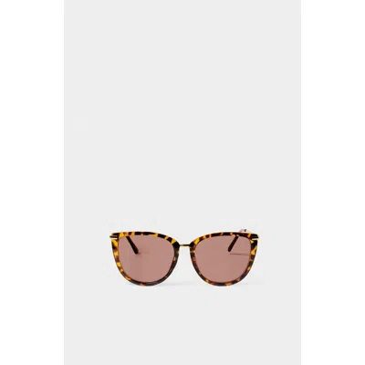 Katie Loxton Sardinia Sunglasses In Gold