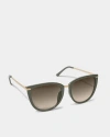 Katie Loxton Sardinia Sunglasses In Green