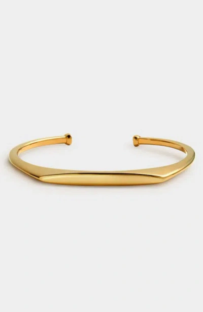 Katie Loxton Signet Bangle In Gold
