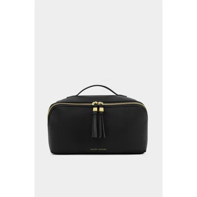 Katie Loxton Soho Large Make Up / Wash Bag In Black