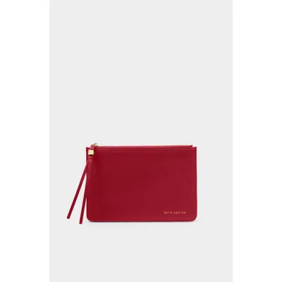 Katie Loxton Tassel Charm Pouch In Red