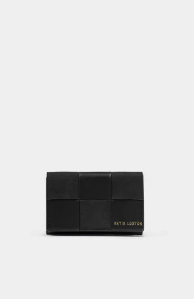 Katie Loxton Taya Woven Purse In Black