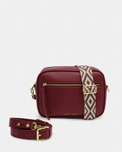 Katie Loxton Women's Hallie Crossbody Bag In Cherry In Burgundy