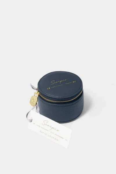 Katie Loxton Zodiac Jewelry Box In Black