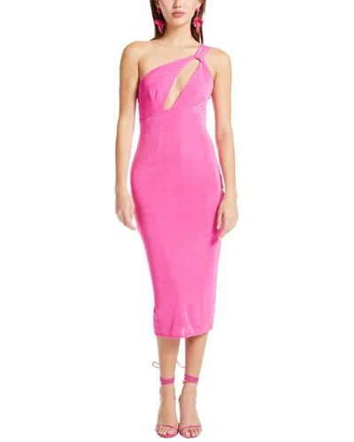 Katie May Ash Midi Dress In Pink