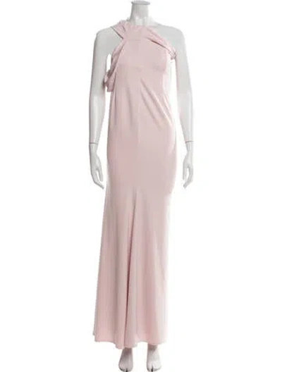 Pre-owned Katie May Asymmetrical Long Dress In Pink