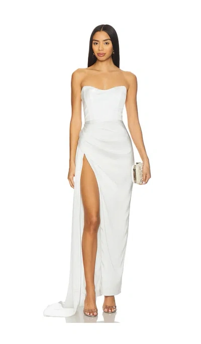 Katie May Bita Gown In White