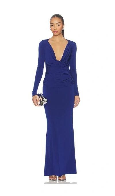 Katie May Clemence Gown In Blue
