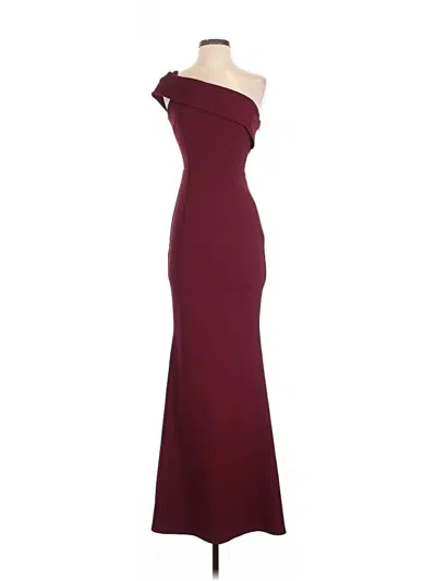 Pre-owned Katie May Cocktail Dress In Burgundy