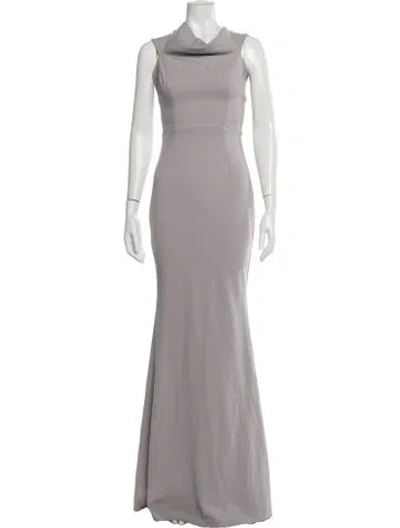 Pre-owned Katie May Cowl Neck Long Dress In Multi