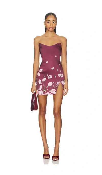 Katie May Debra Dress In Burgundy