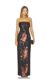 Katie May Elin Gown In Brown