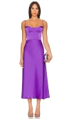 Katie May Flora Gown In 葡萄色