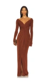 Katie May Hailey Dress In Auburn