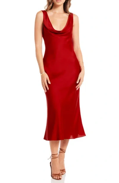 Katie May Heidi Dress In Scarlett Red In Multi