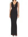 Katie May Janette Gown Dress In Black In Black