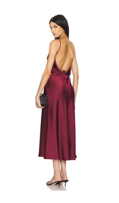Katie May Jessica Dress In Bordeaux
