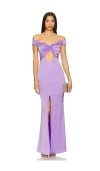 Katie May Liu Gown In Lavender