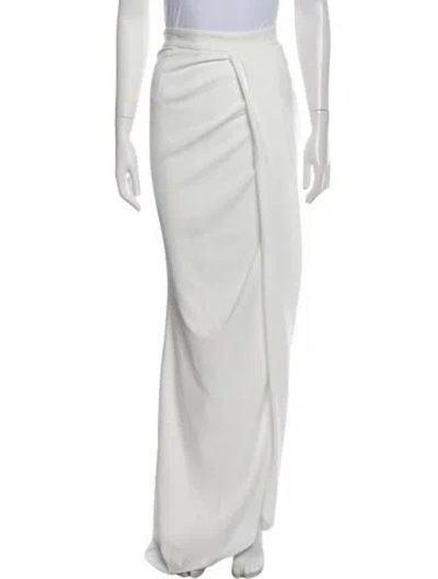 Pre-owned Katie May Long Skirt In White