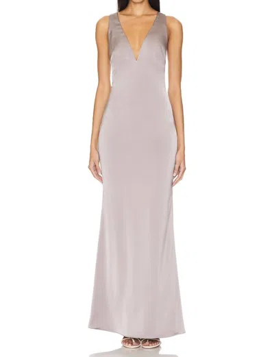 Katie May Lovely Maxi Dress In Metal In White