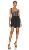Katie May Man Whisperer Mini Dress In Black In Black