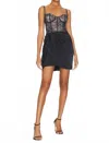 Katie May Man Whisperer Mini Dress In Black In Black